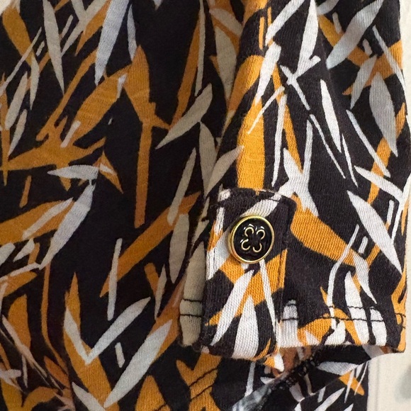 Liz Claiborne Brown Short Sleeve Fitted Blouse size Small NWT - Picture 4 of 13